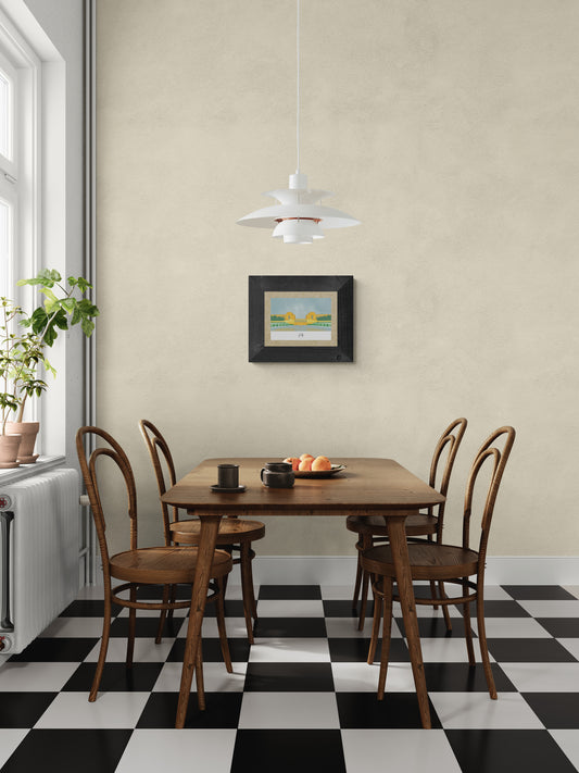 Affiche picturale Palais de Chaillot Trocadéro dans une cuisine à l'esprit bistrot parisien