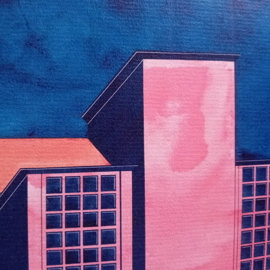 dessin d'un bâtiment industriel à Berlin