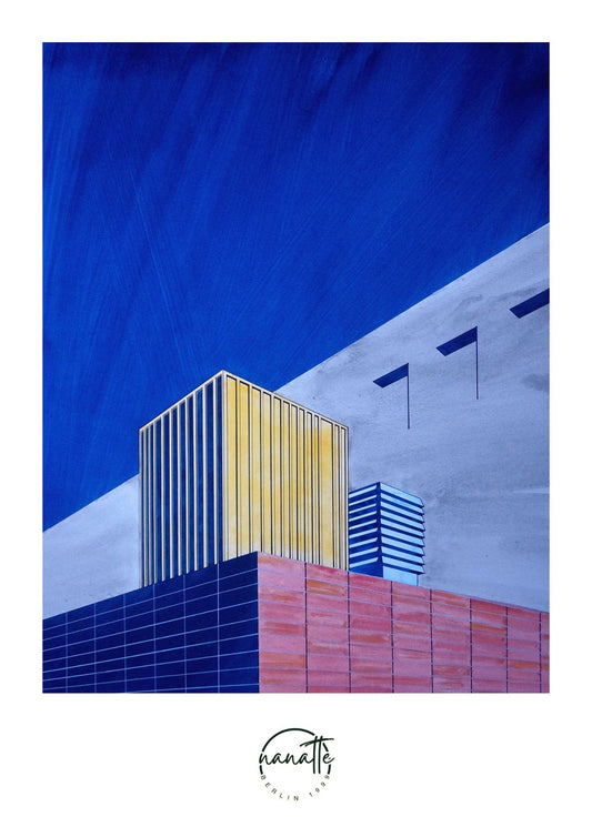 affiche d'une baraque de chantier à Berlin