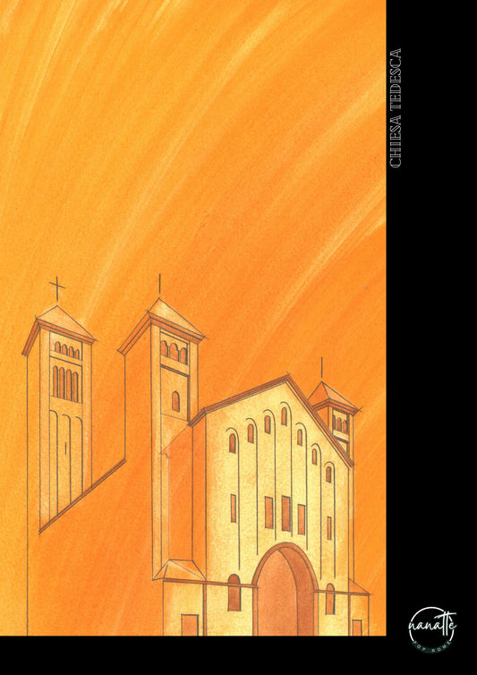 affiche de l'église luthérienne de Rome