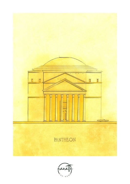 affiche du Panthéon à Rome