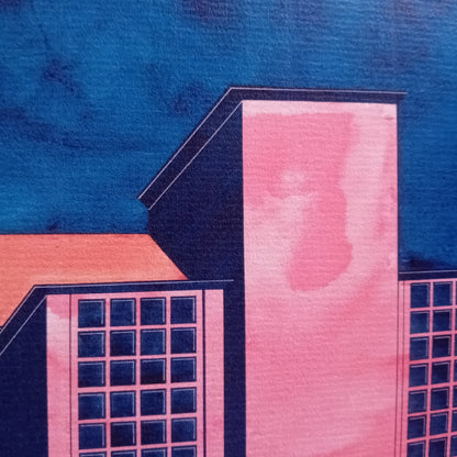 dessin d'un bâtiment industriel à Berlin
