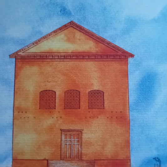 dessin de la Curie à Rome