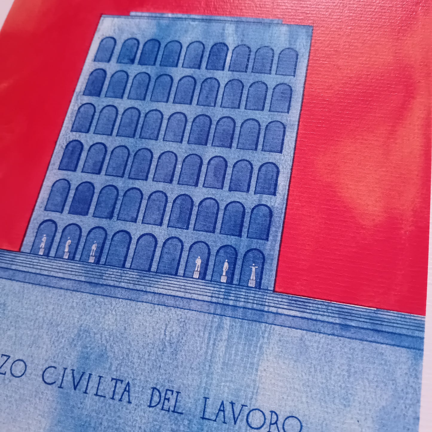 dessin du Palais de la Civilisation Italienne à Rome
