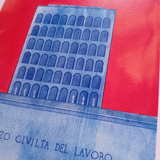 dessin du Palais de la Civilisation Italienne à Rome